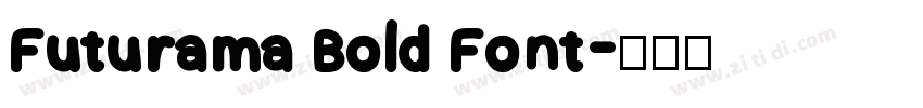 Futurama Bold Font字体转换